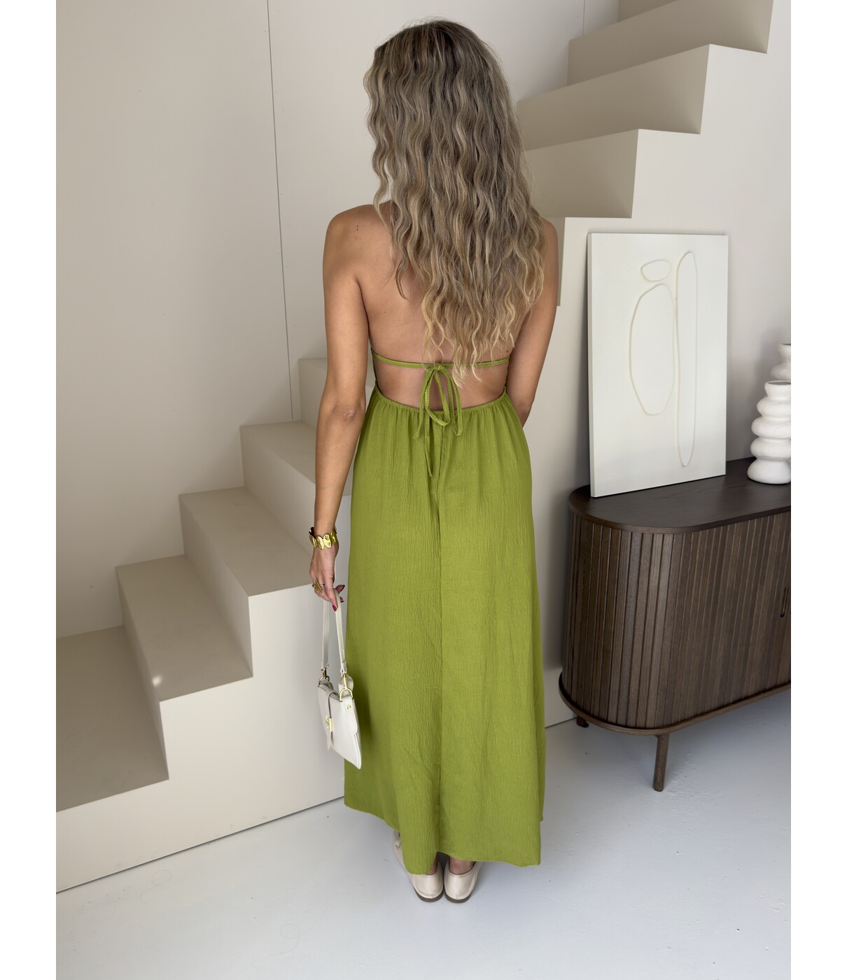 Jurk groen | Olivia