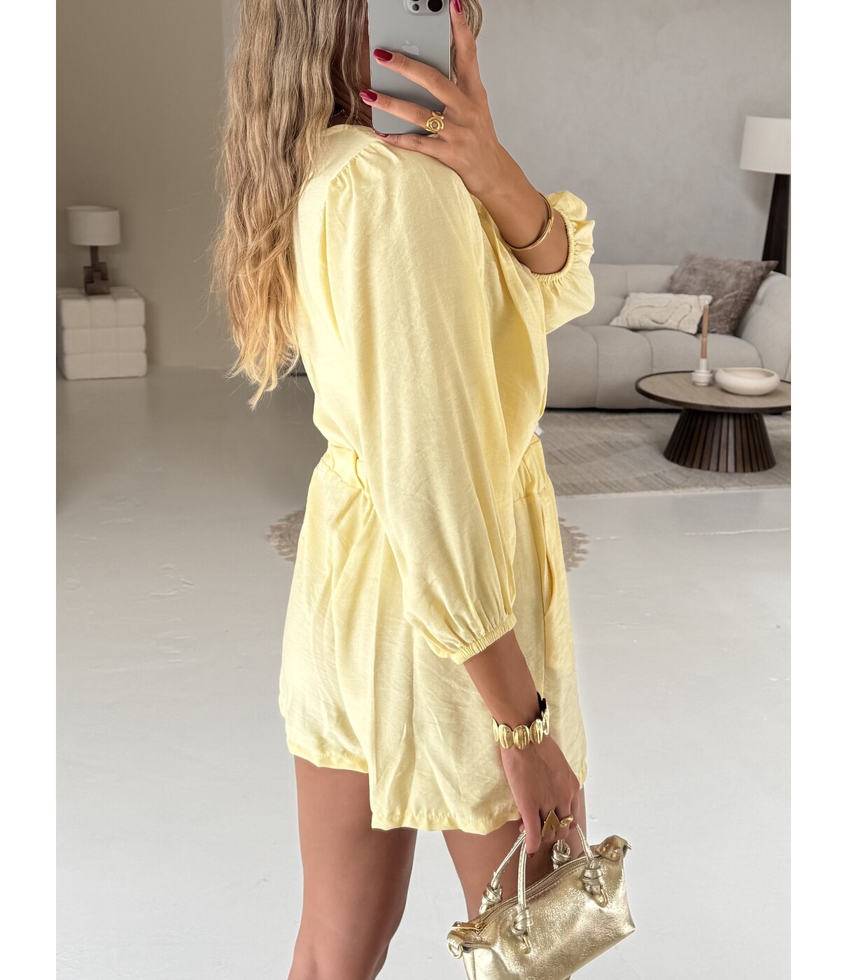 Playsuit geel | Jane