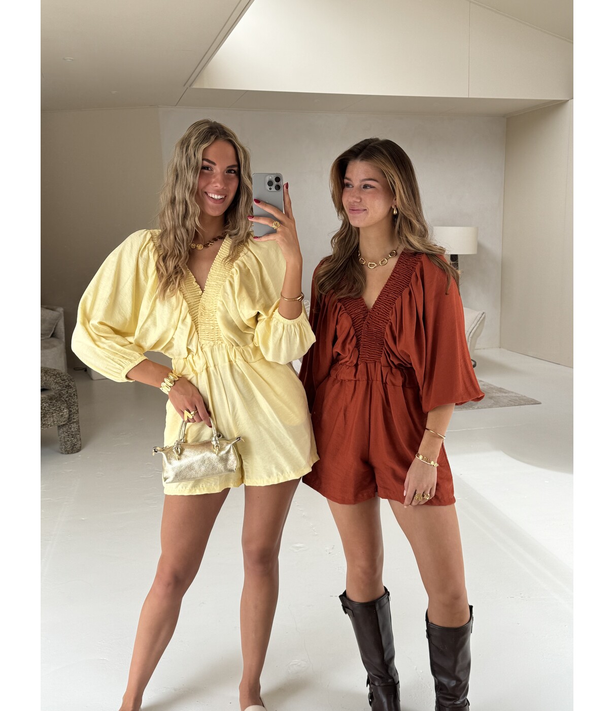 Playsuit geel | Jane