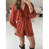 Playsuit roest | Jane