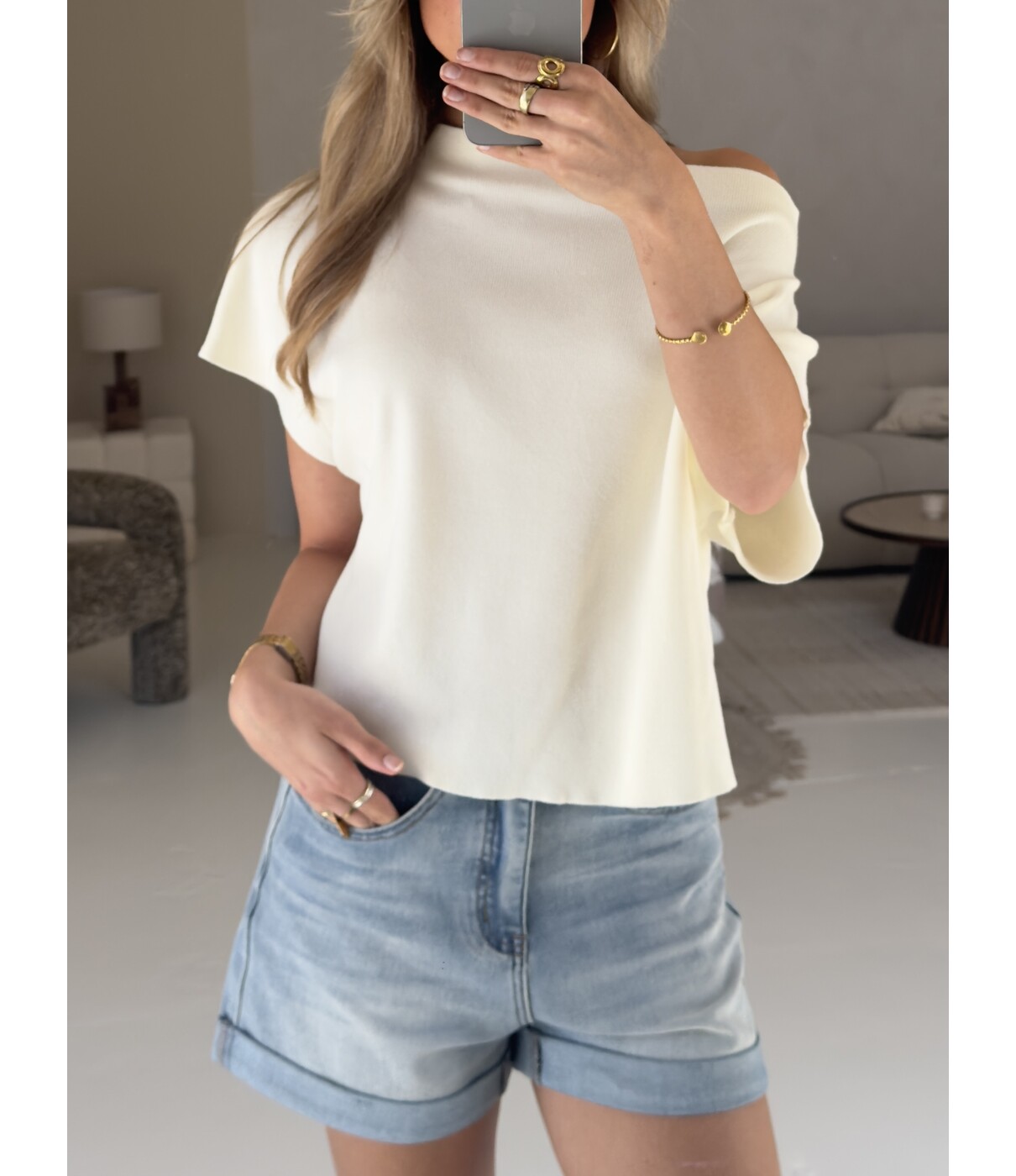 Top off white | Fleur