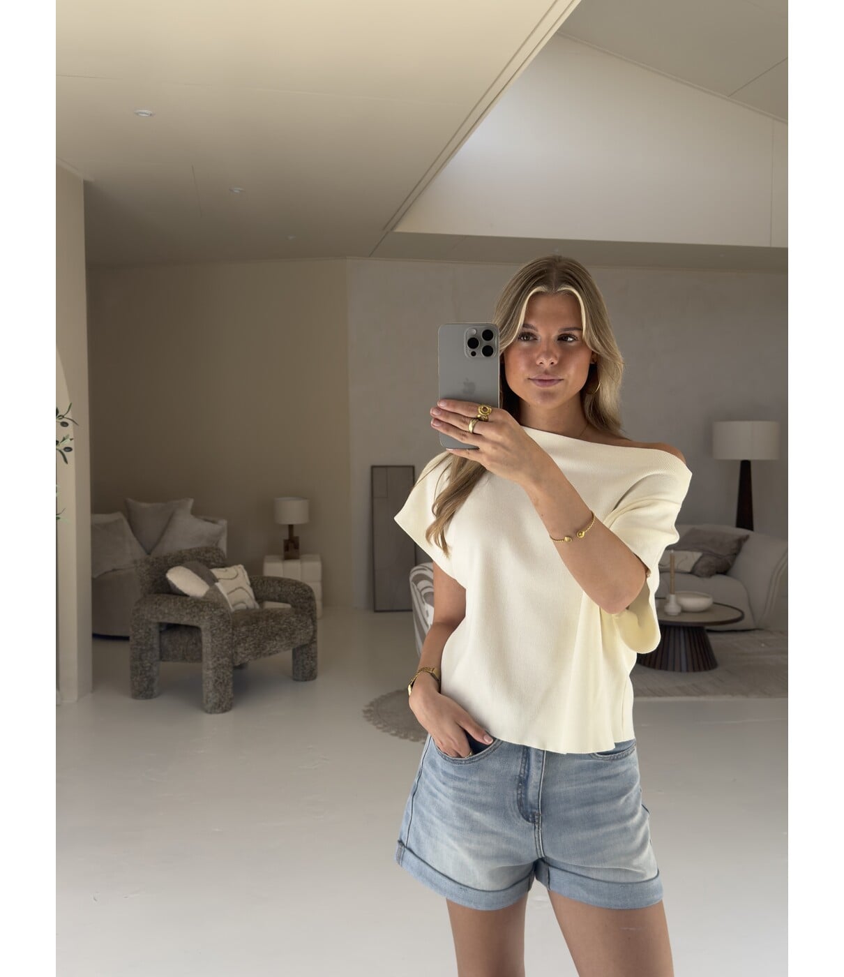 Top off white | Fleur
