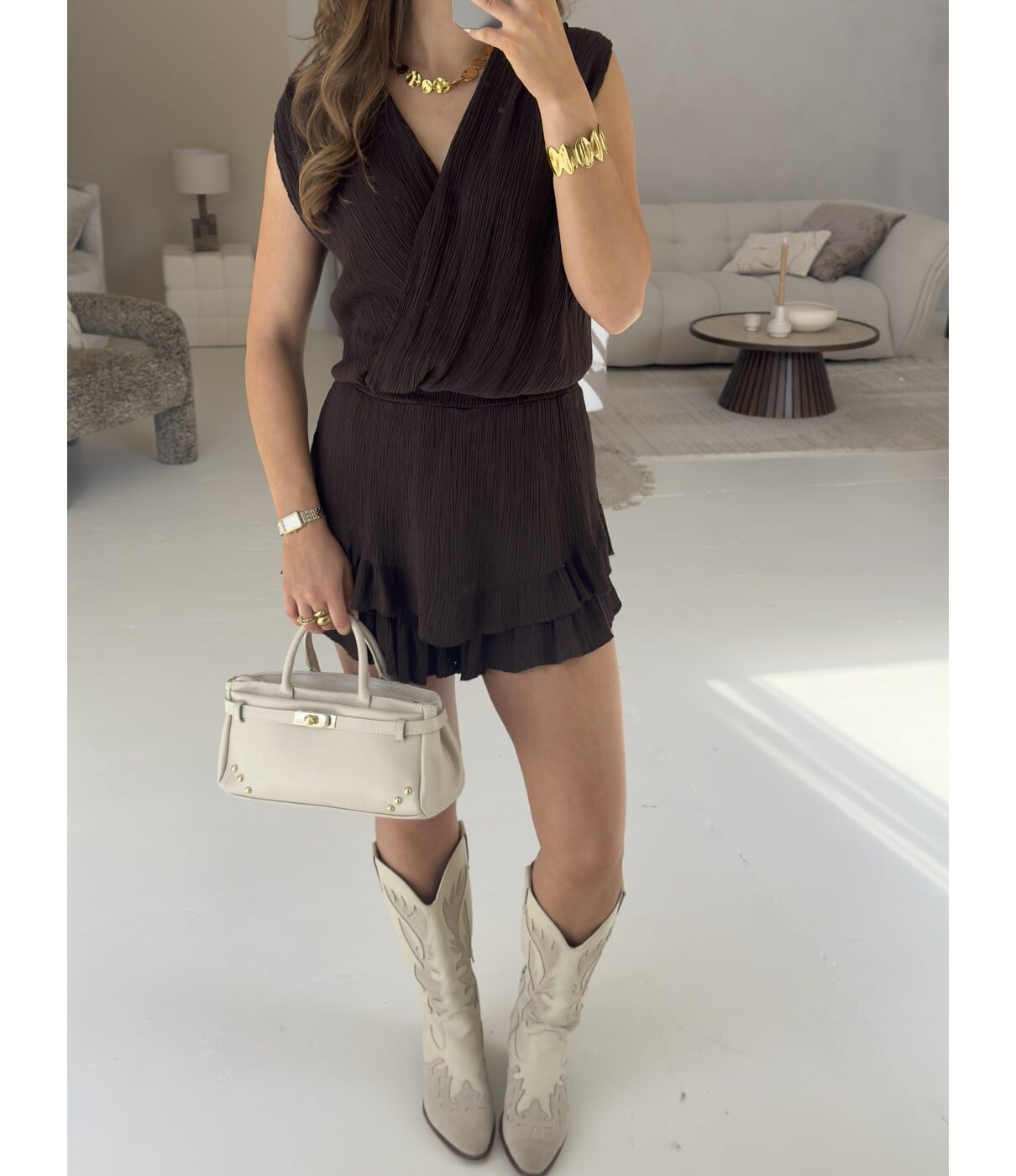 Playsuit bruin | Britt