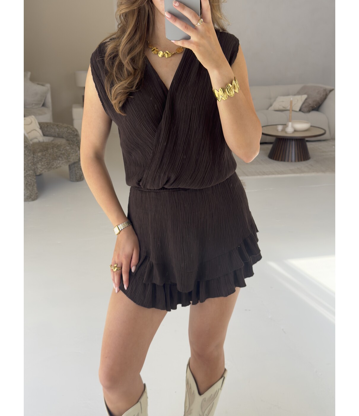 Playsuit bruin | Britt