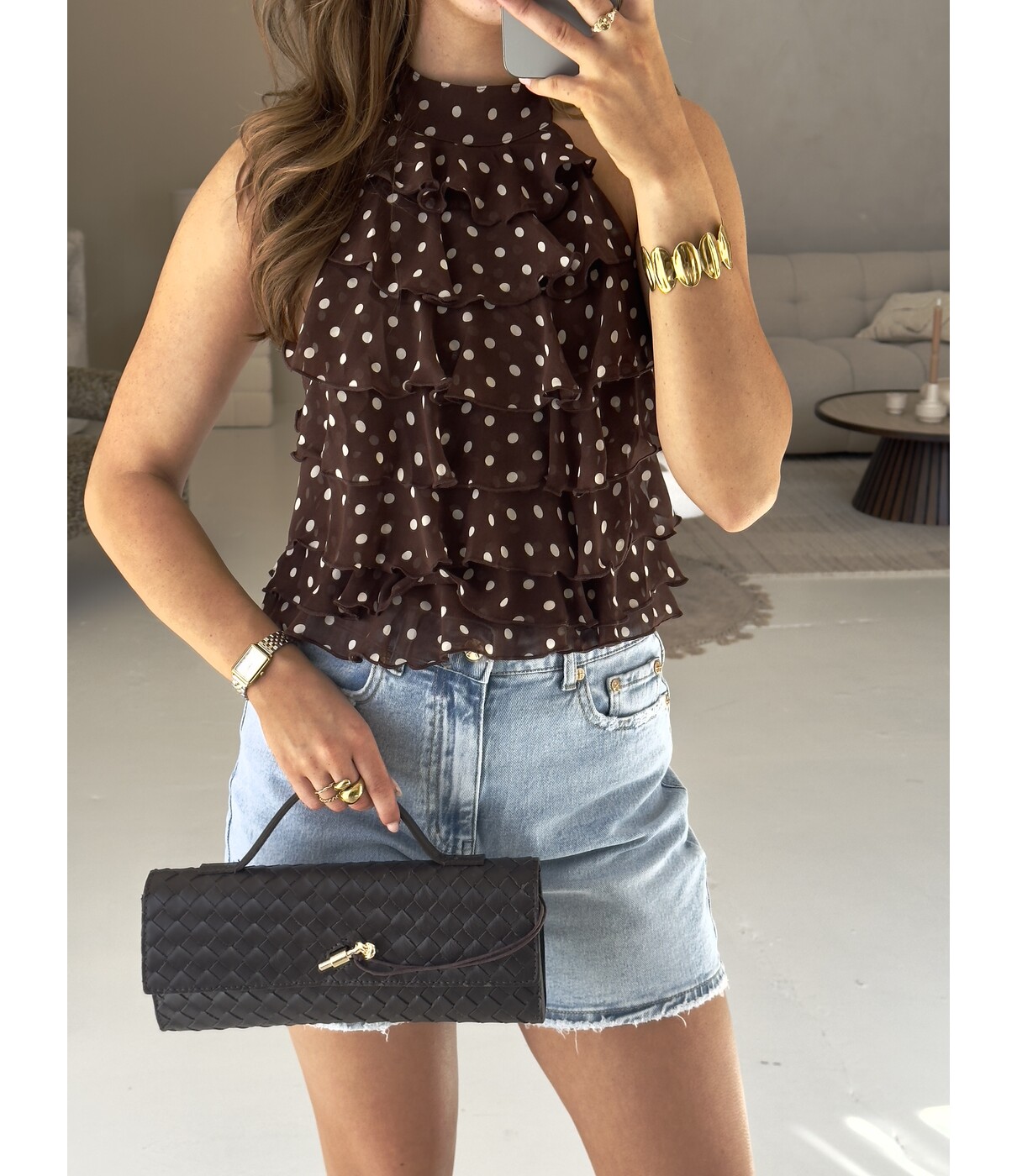 Top bruin polkadot | Jade