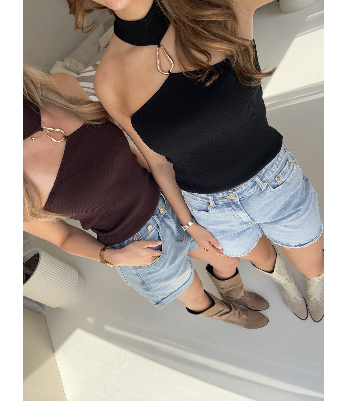 Top zwart | Rita