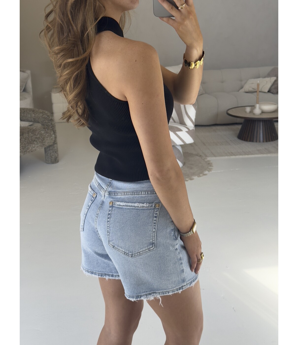 Top zwart | Rita