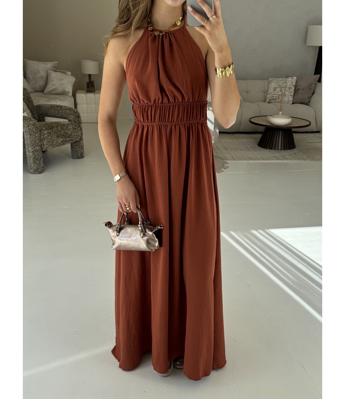 Jurk roest | Olivia