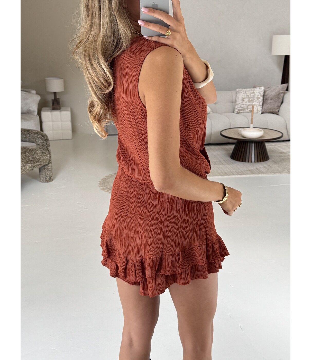 Playsuit roest | Britt