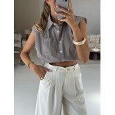 Top geruit bruin | Eloise