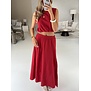 Set linnen rood | Stefanie