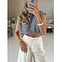 Top geruit blauw | Eloise