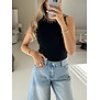 Tanktop zwart | Studs