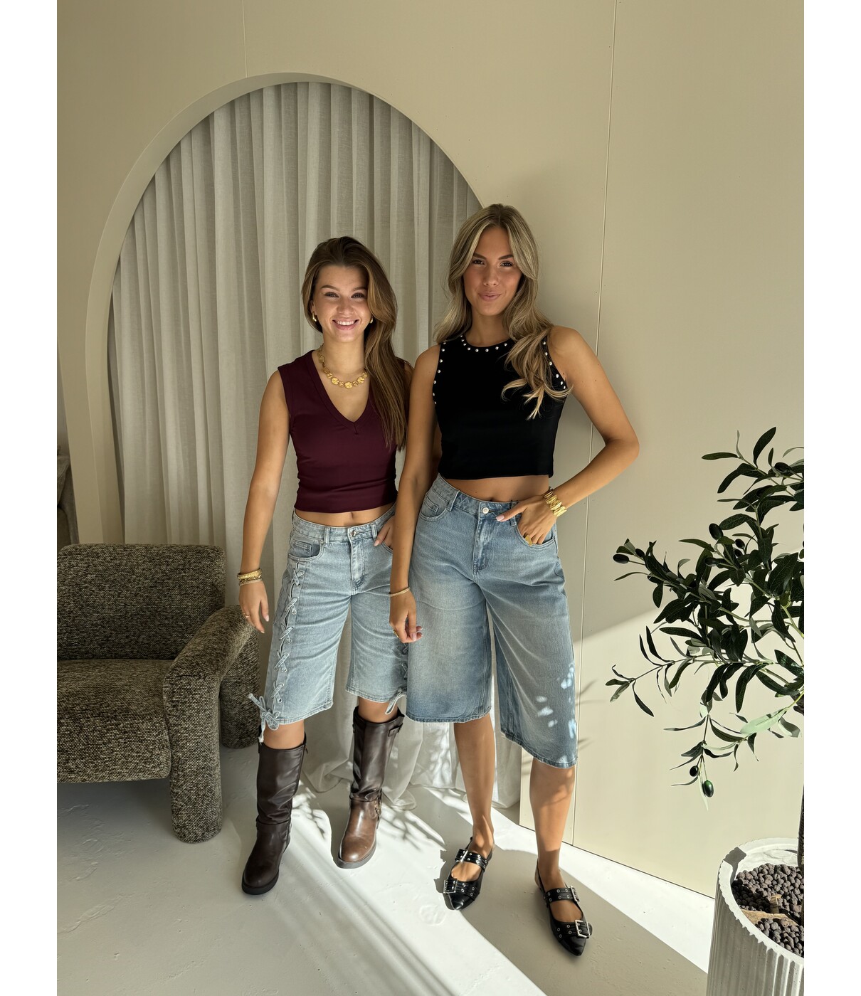 Tanktop bordeaux | Elinor