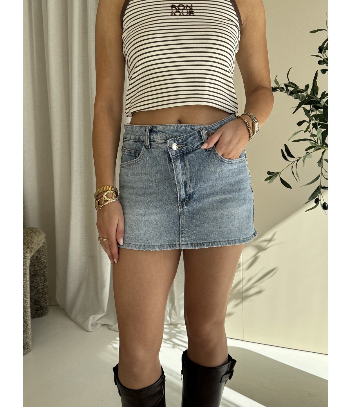 Skort denim | Skye