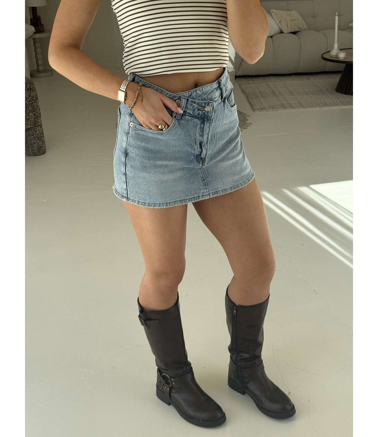 Skort denim | Skye