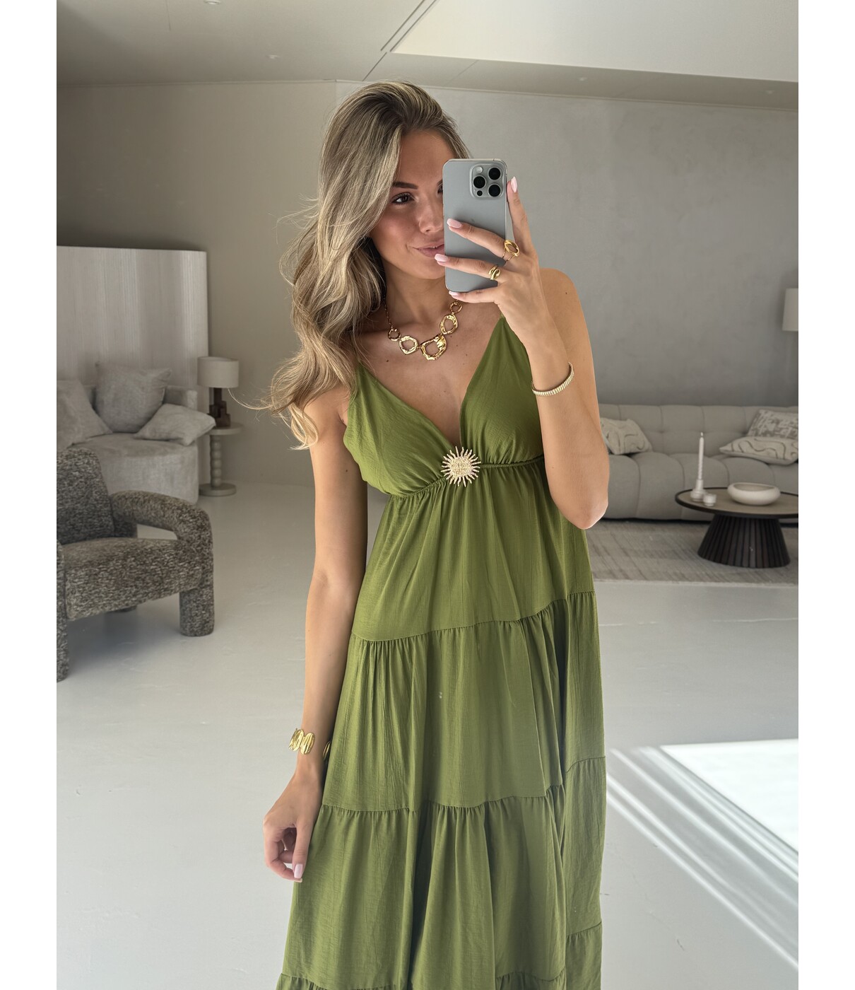 Jurk groen | Ilone