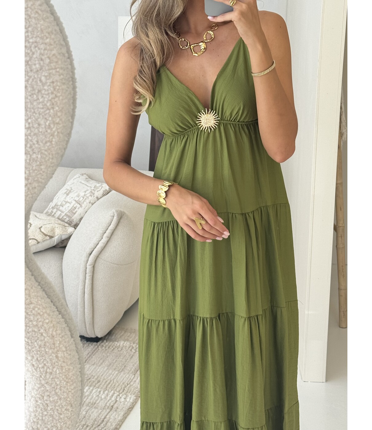 Jurk groen | Ilone