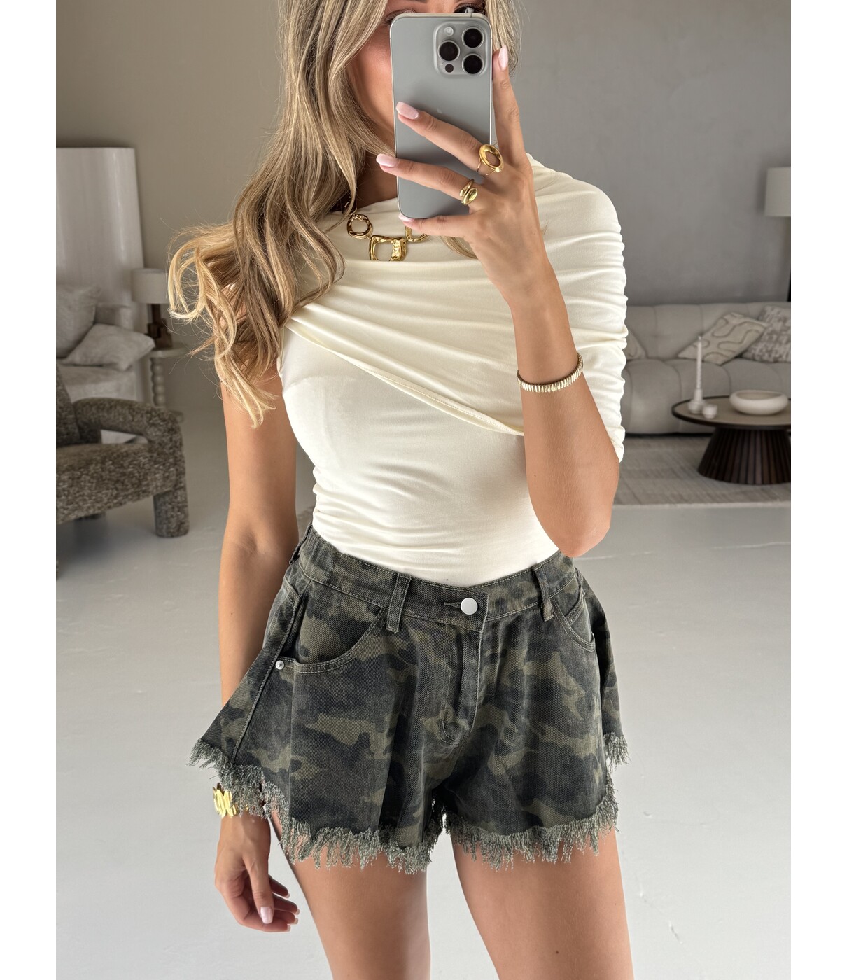 Top off white | Niene