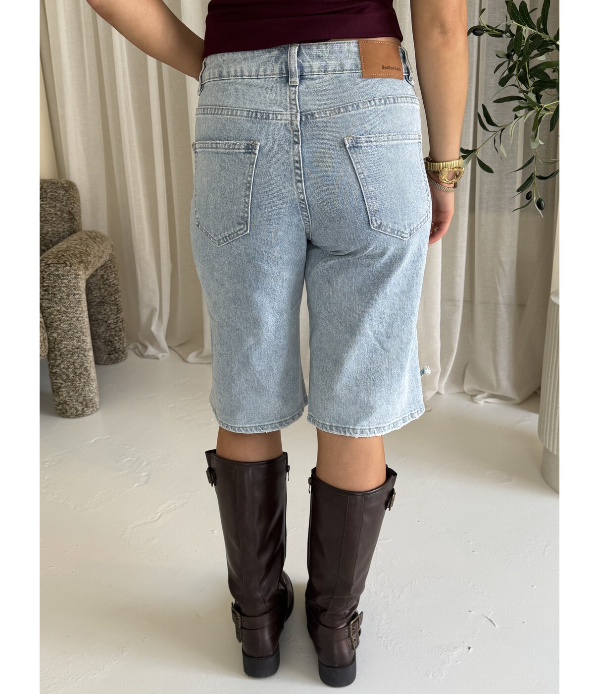Jort denim blauw | Enya