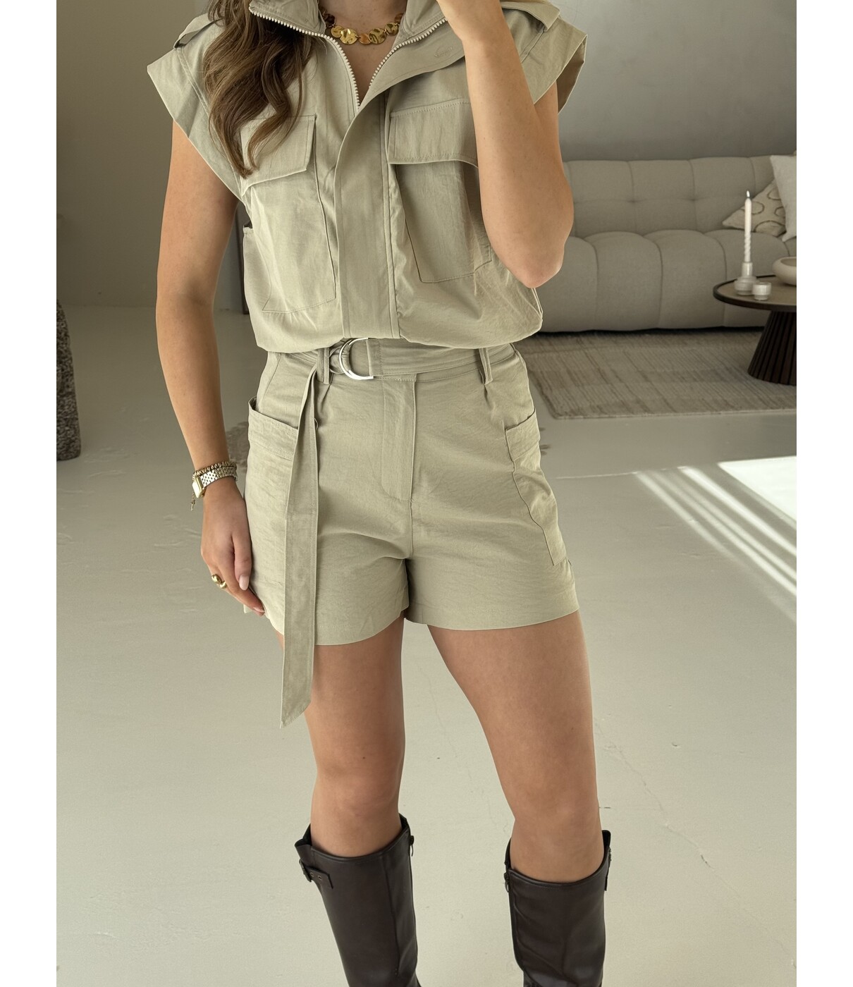 Short taupe | Liora