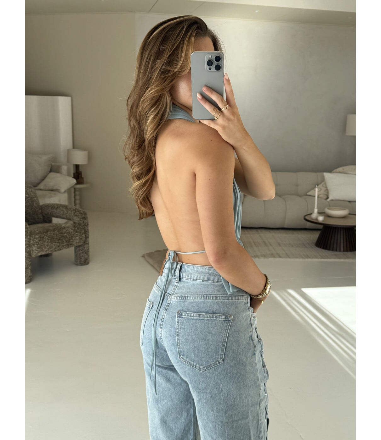 Top blauw | Imre