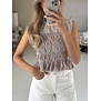 Top geruit bruin | Zara