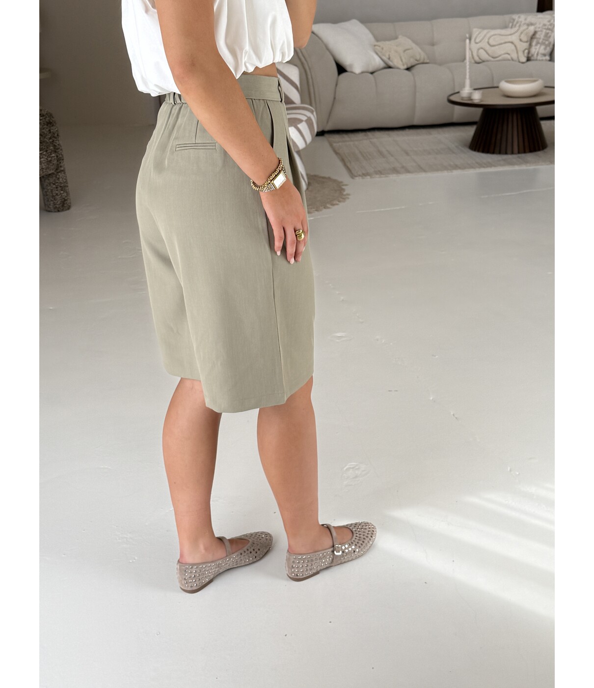 Bermuda pantalon | kaki
