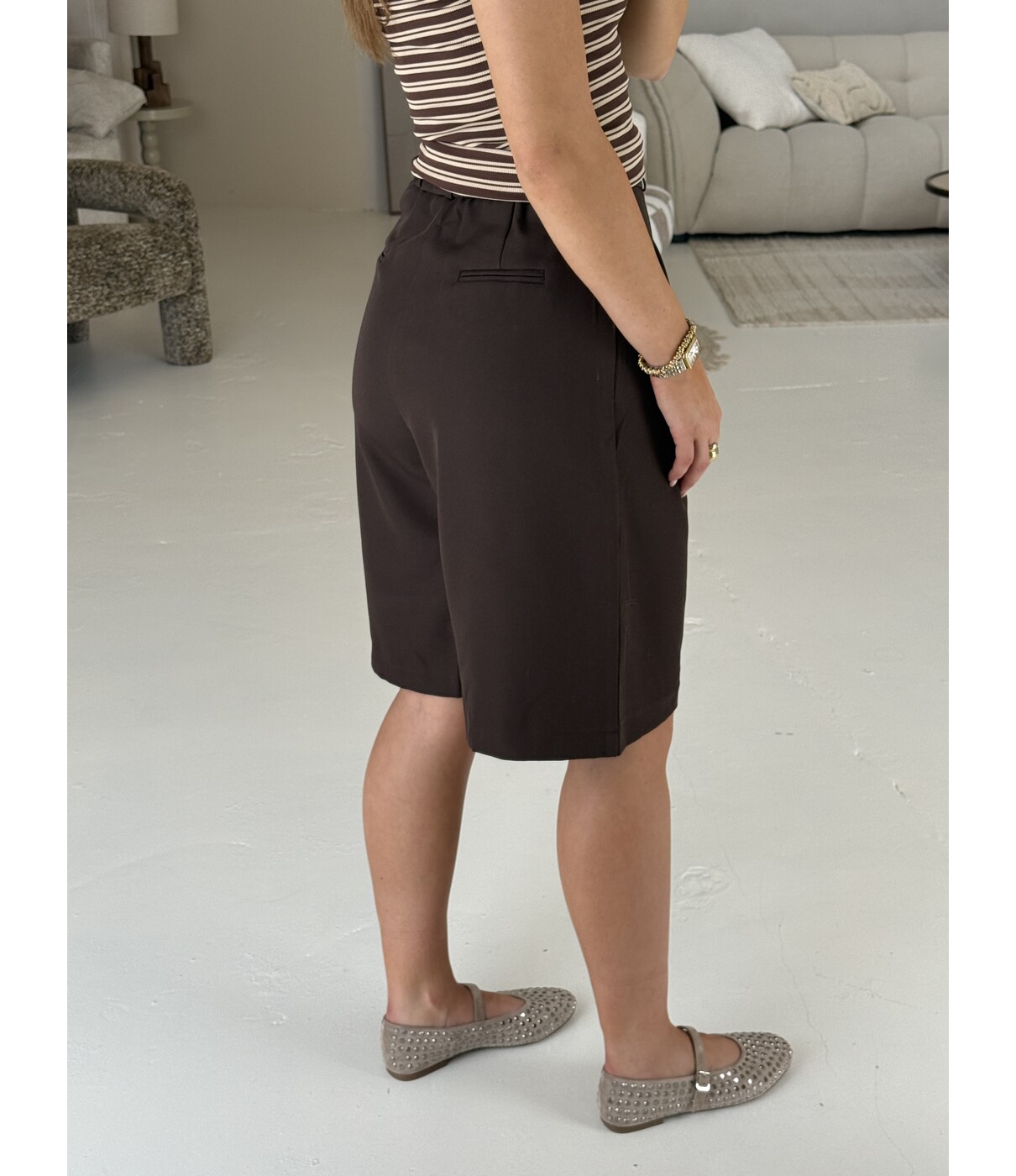 Bermuda pantalon | bruin