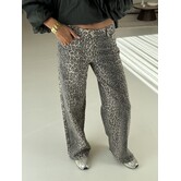 Jeans leopard extra long | Jacky