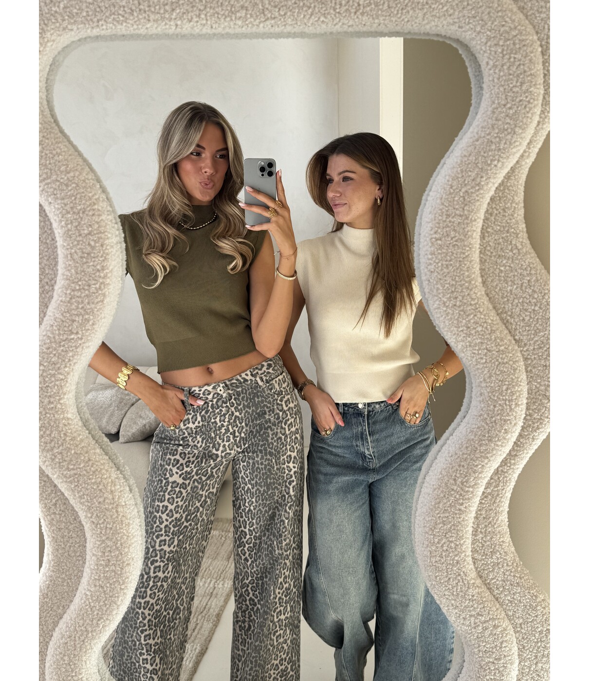Jeans leopard extra long | Jacky