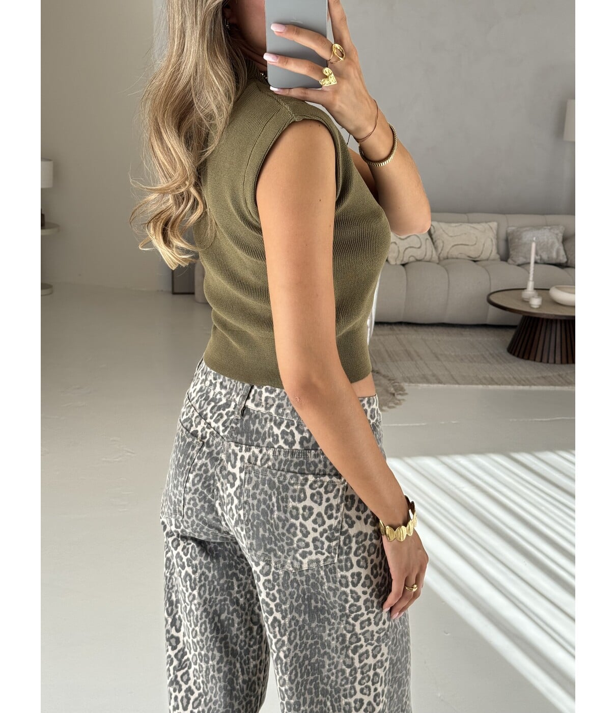 Top kaki | Sharon