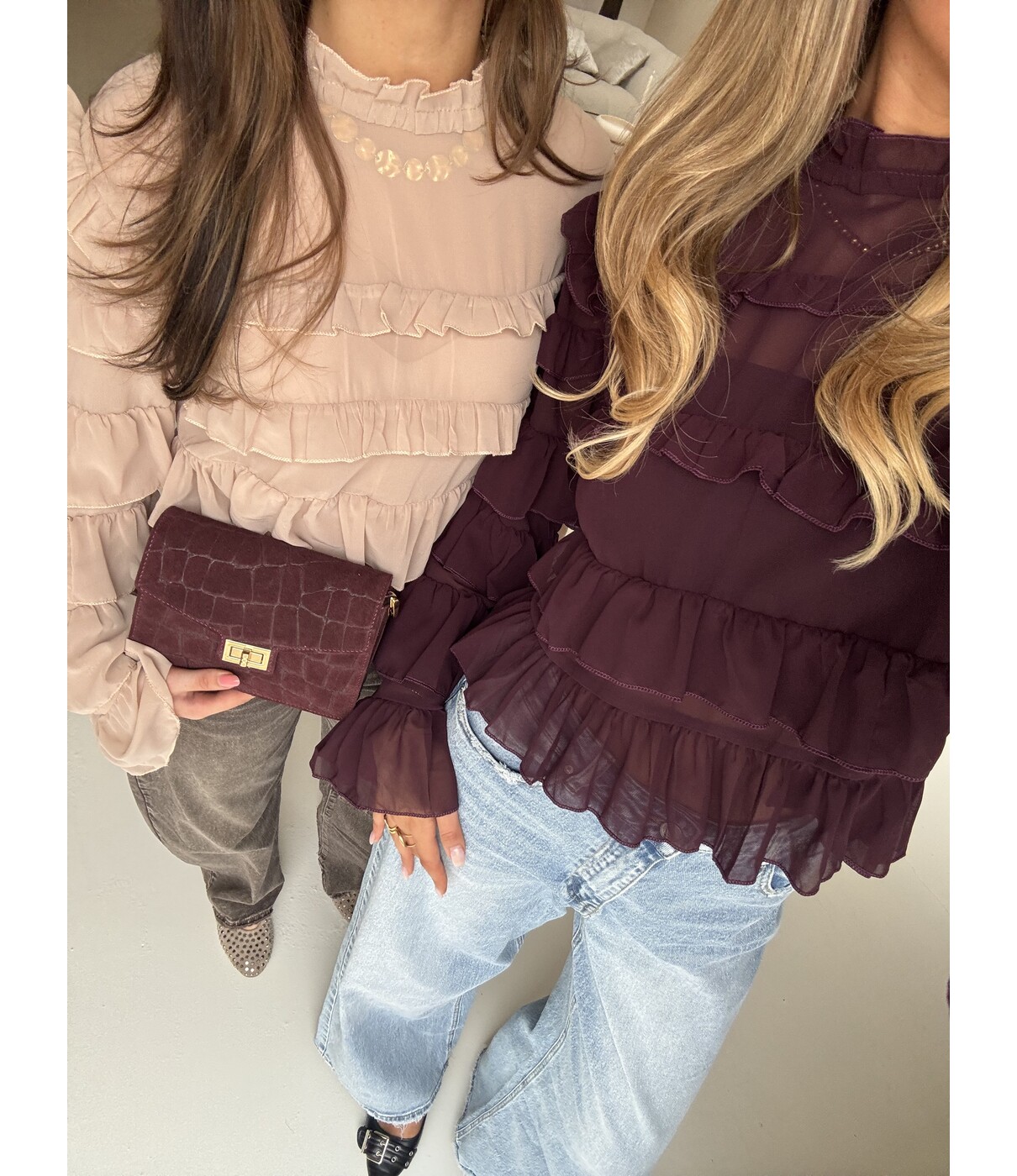 Blouse taupe | Shanti