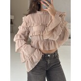 Blouse taupe | Shanti