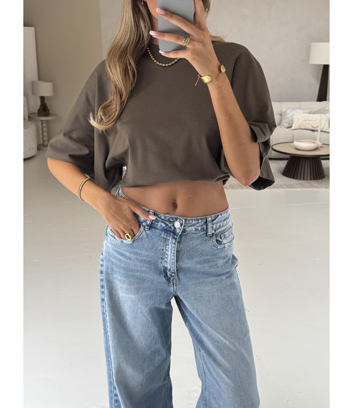 Top kaki | Vera