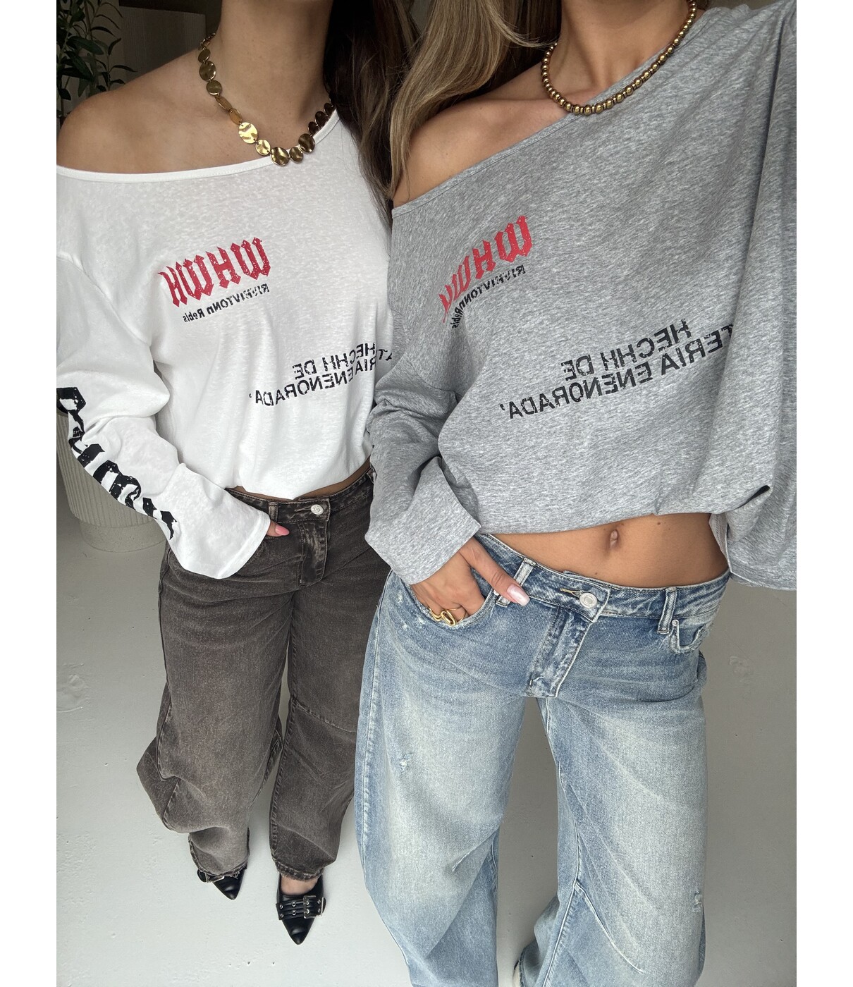 Longsleeve grijs | Claire