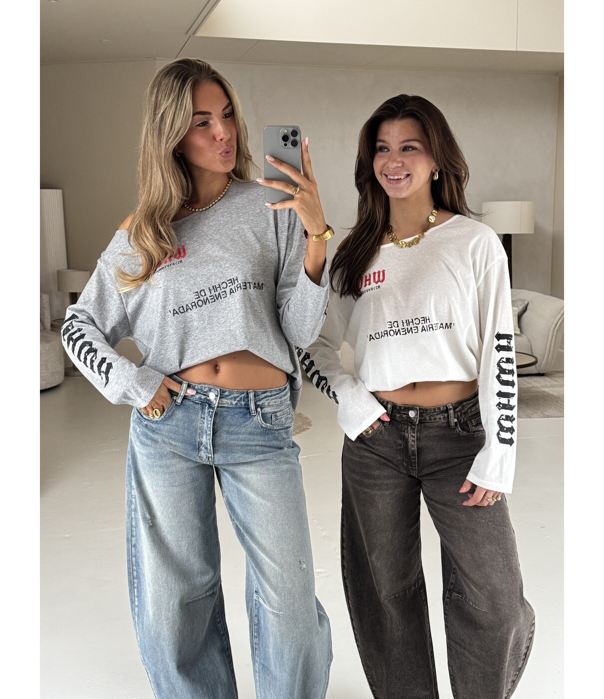 Jeans balloon grijs | Sem