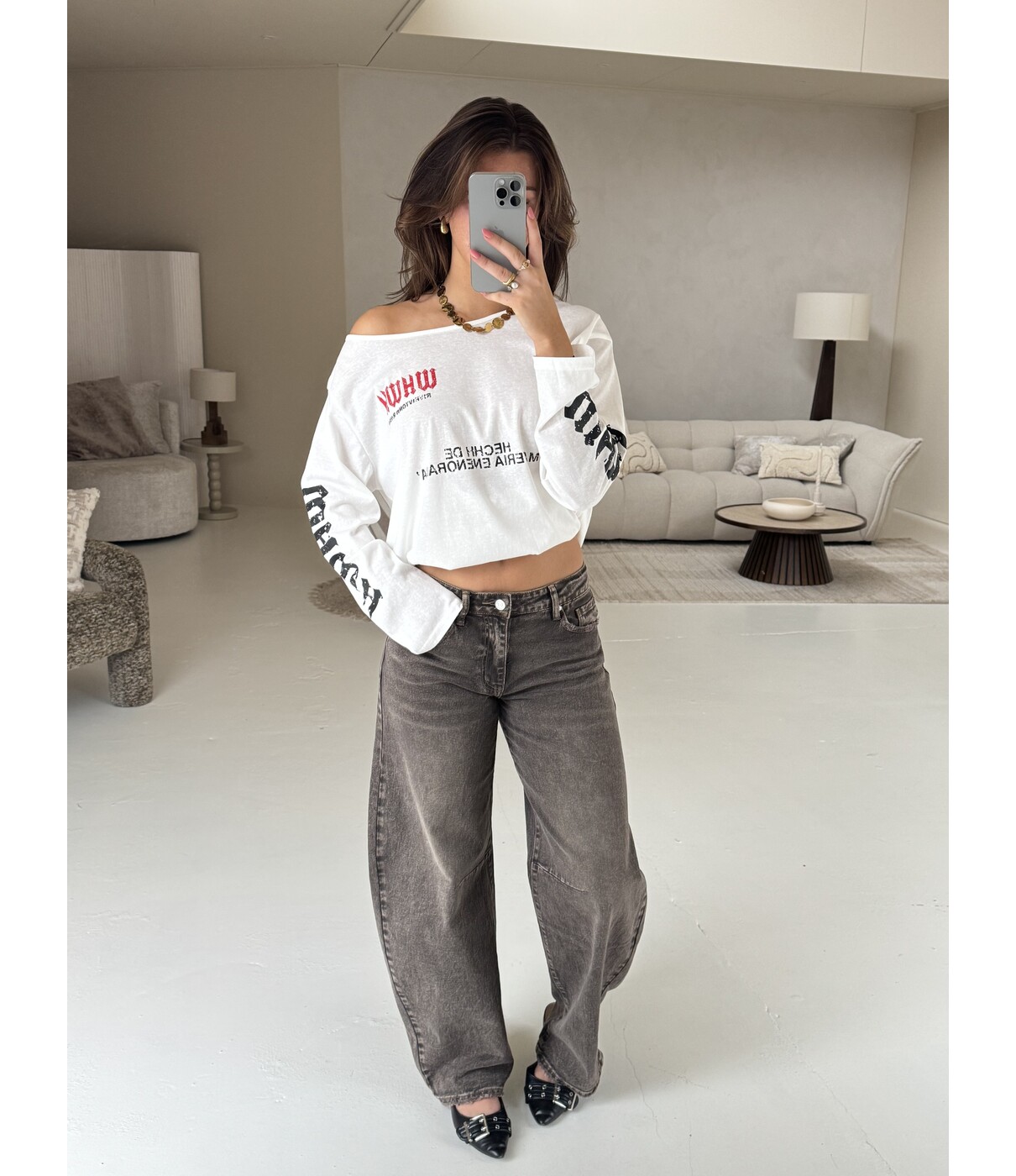 Longsleeve wit | Claire