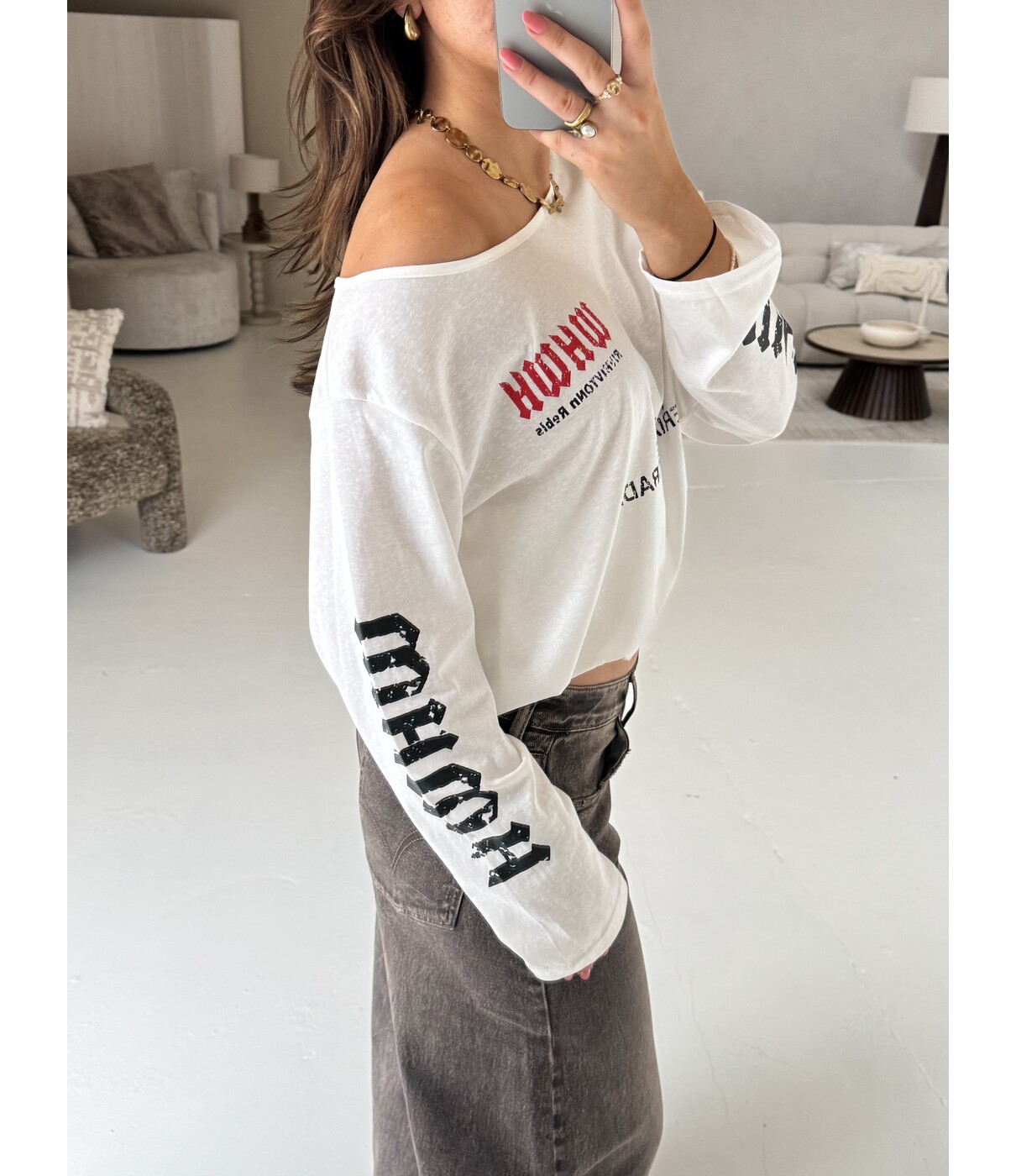 Longsleeve wit | Claire