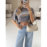 T-shirt grijs | Newspaper
