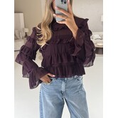 Blouse bordeaux | Shanti