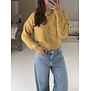 Colourful Rebel Yara knitted cardigan | geel