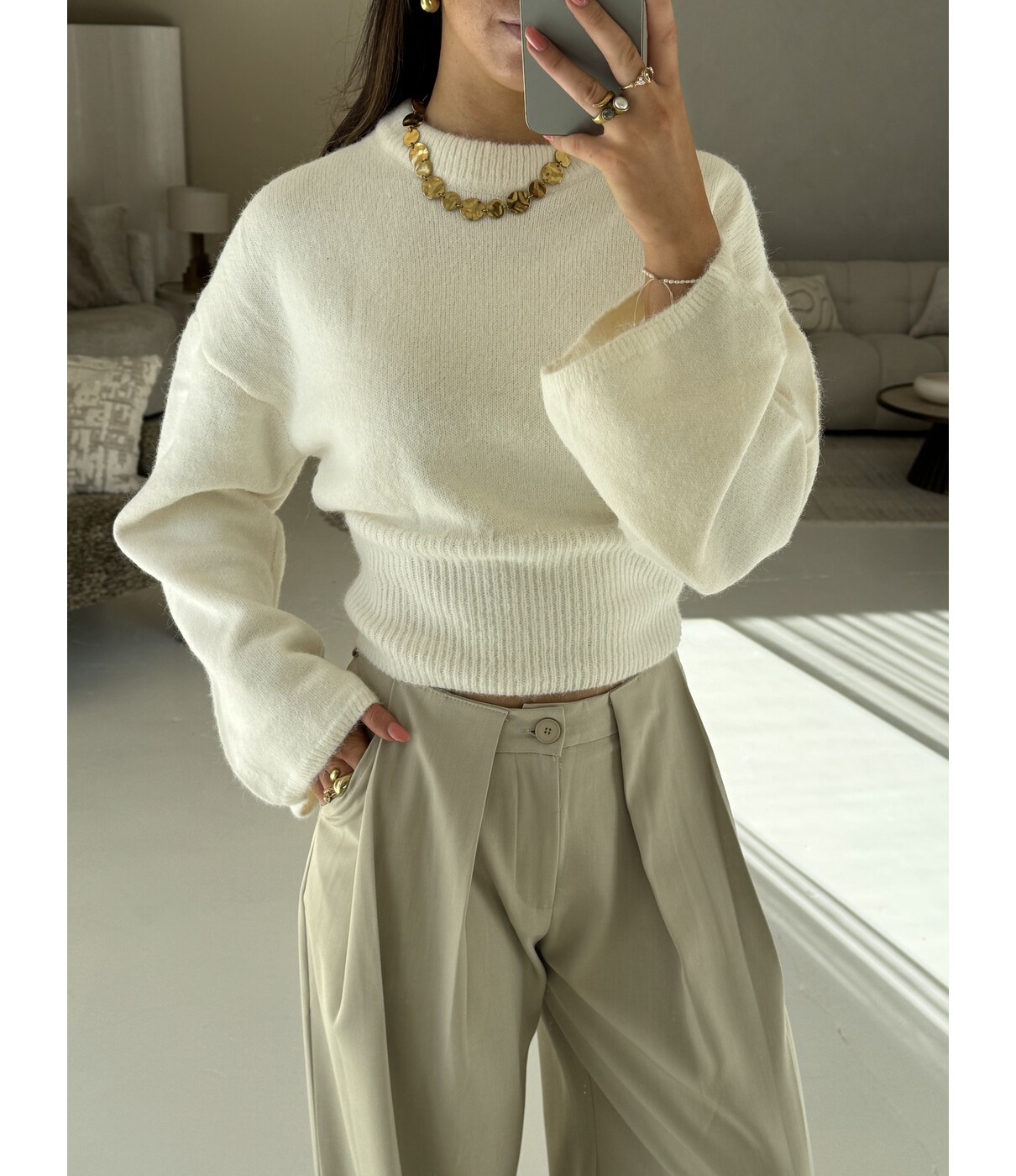 Trui off white | Mexx
