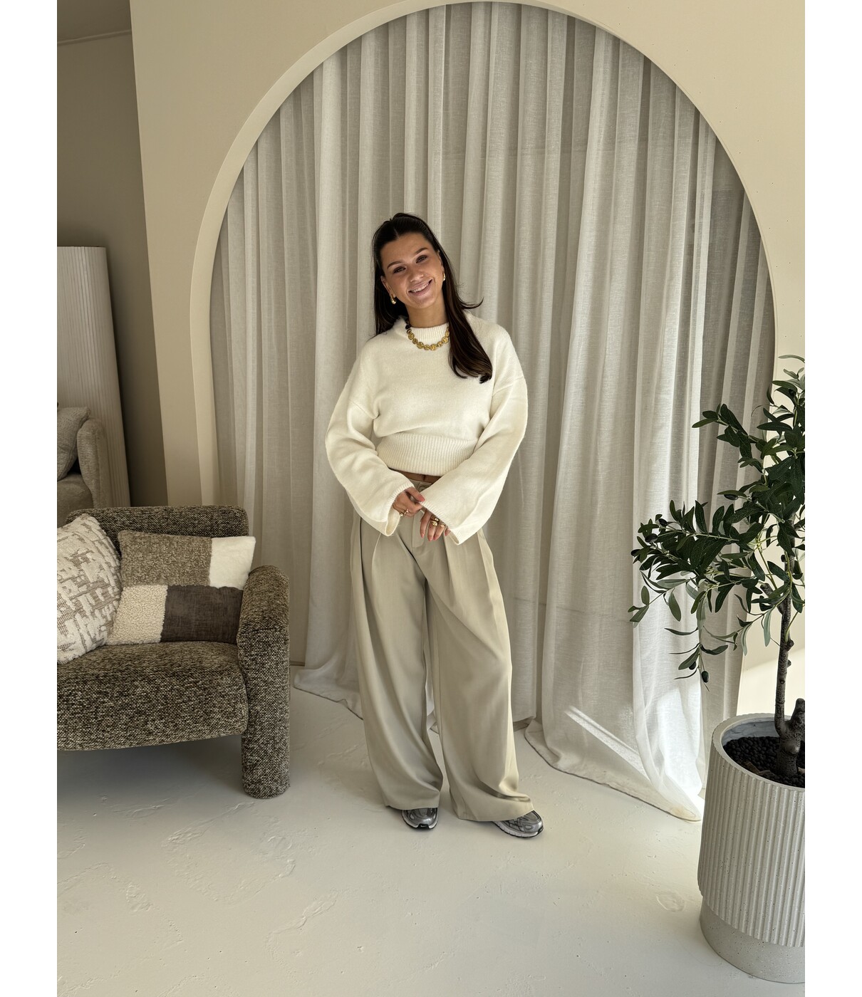 Trui off white | Mexx
