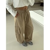 Broek cargo taupe | Lianne