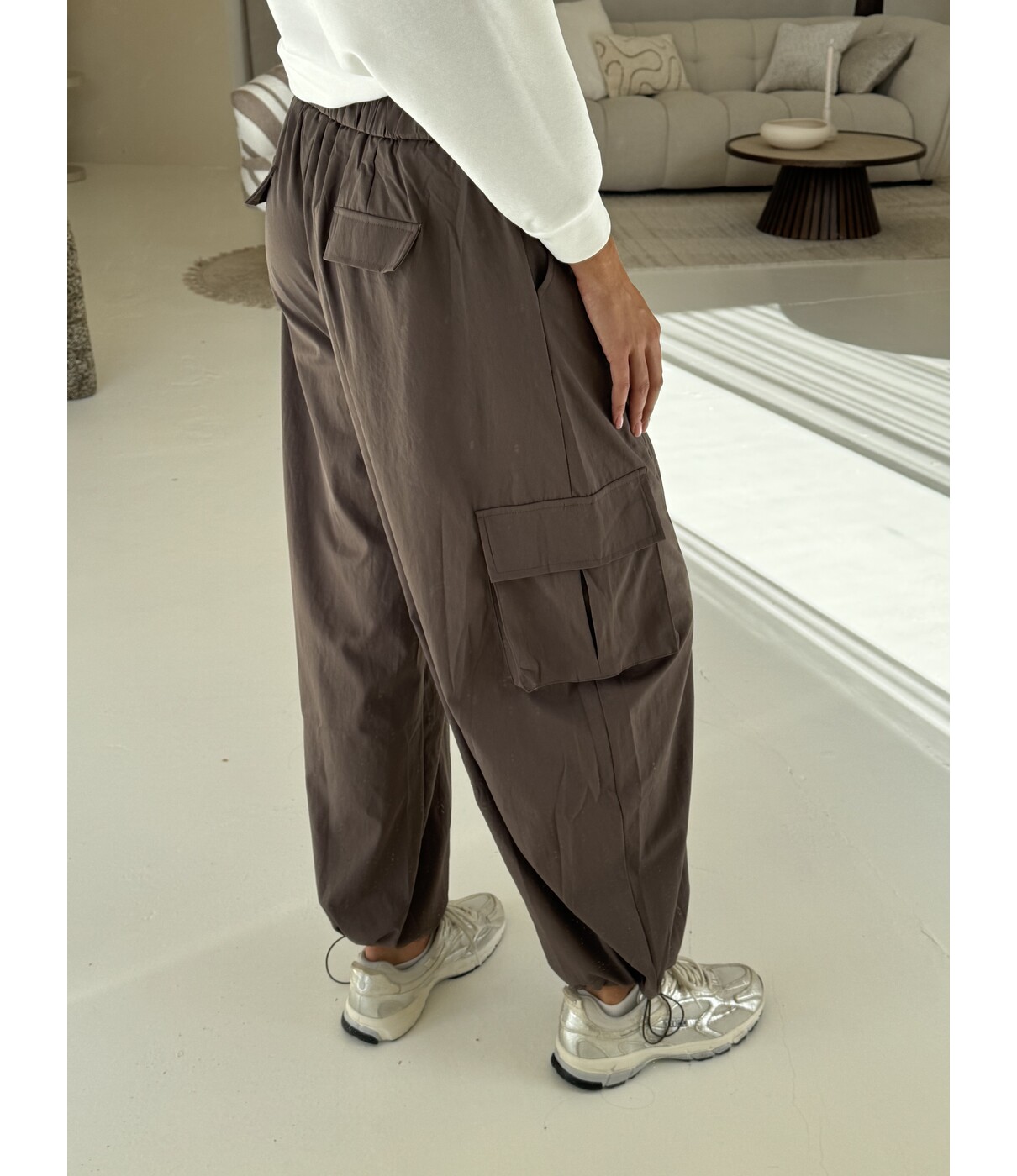 Broek cargo bruin | Lianne