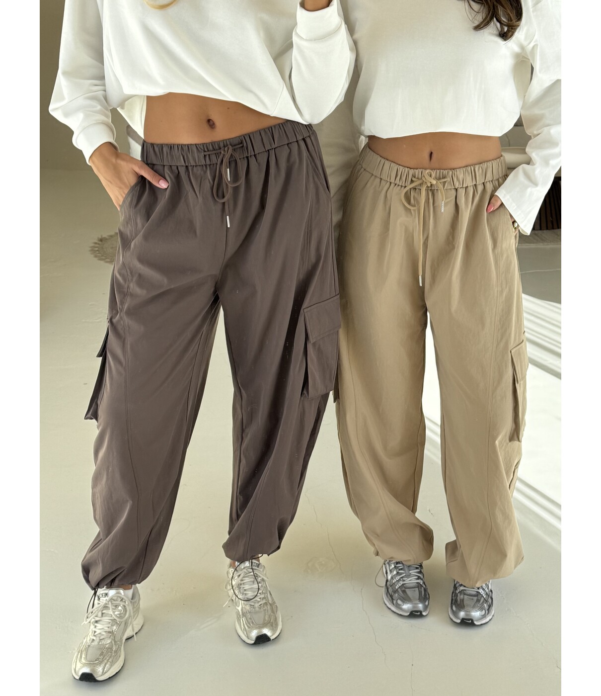 Broek cargo bruin | Lianne
