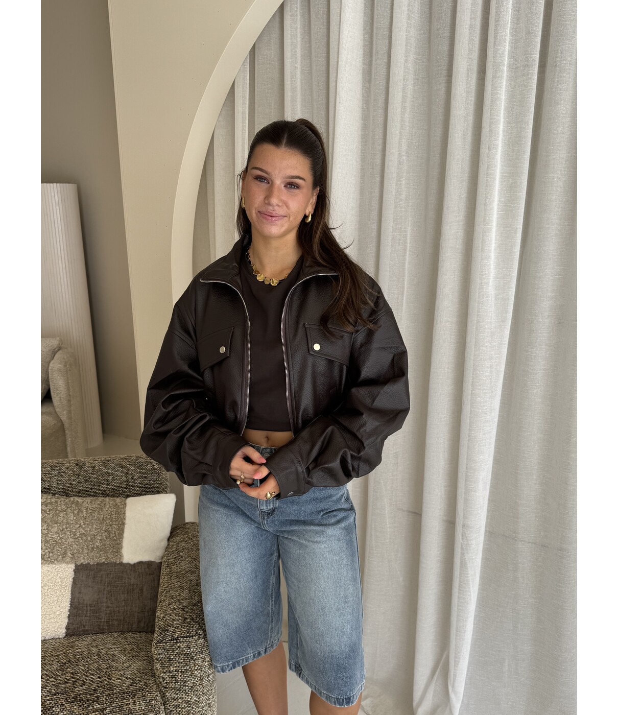 Jas bruin | Mireille
