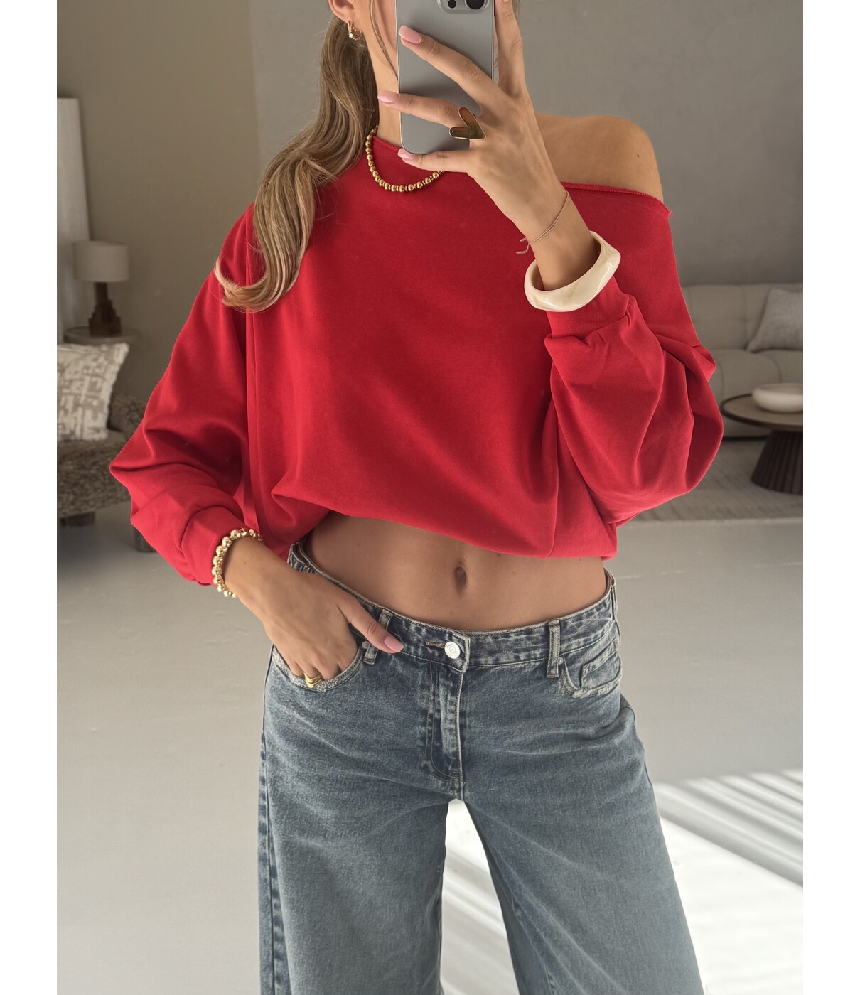 Trui rood | Teddie