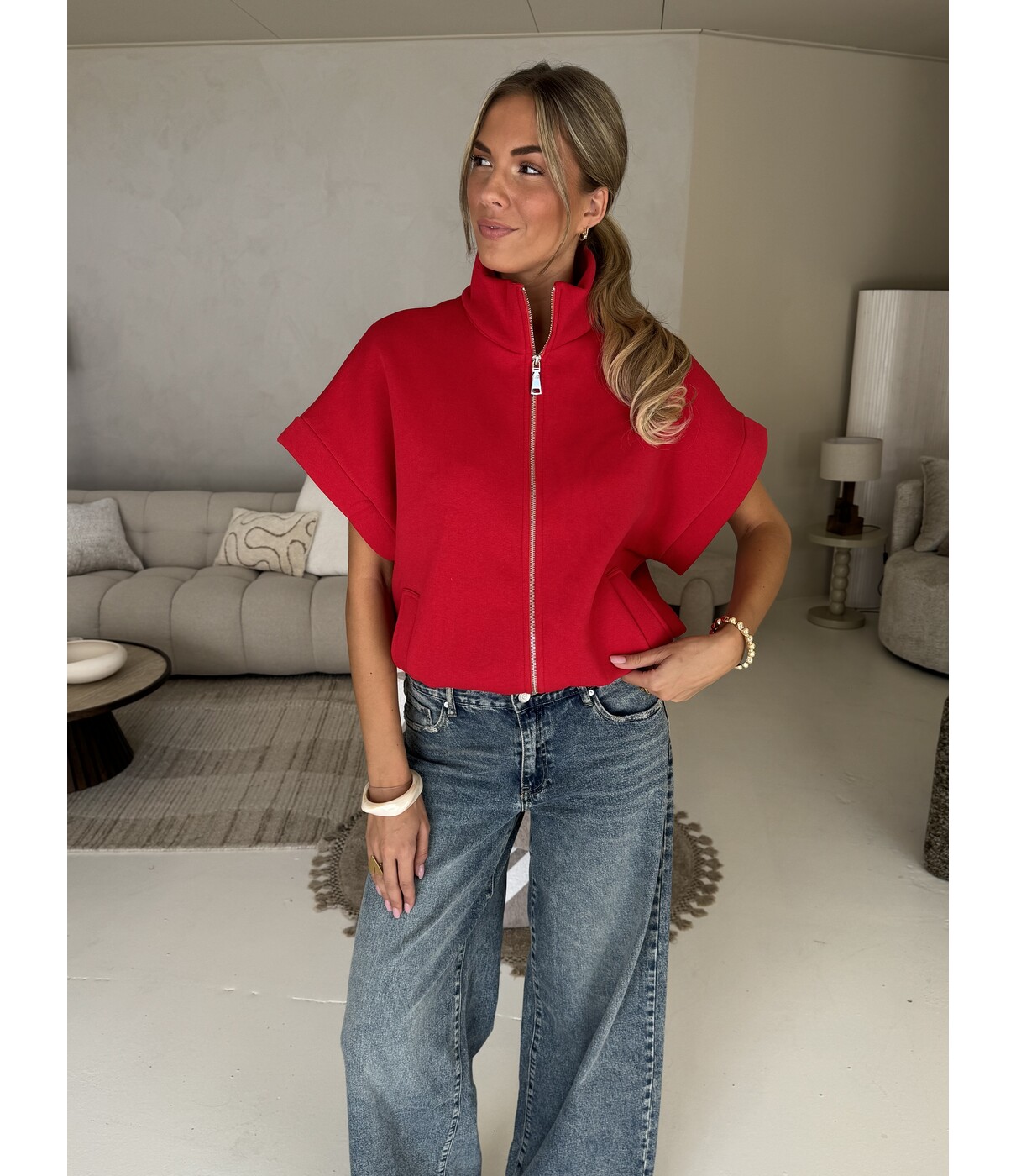 Zip top rood | Daphne